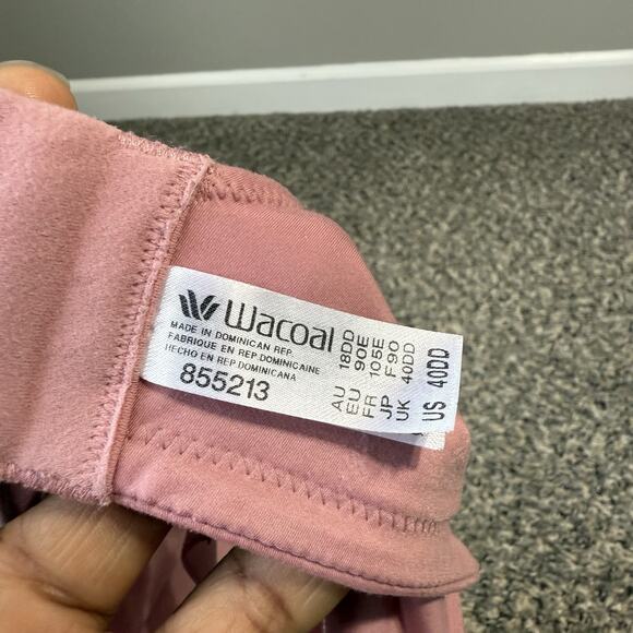 WACOAL Perfect Primer Bra 855213 Full Figure Pink Size 40DD - Picture 4 of 4
